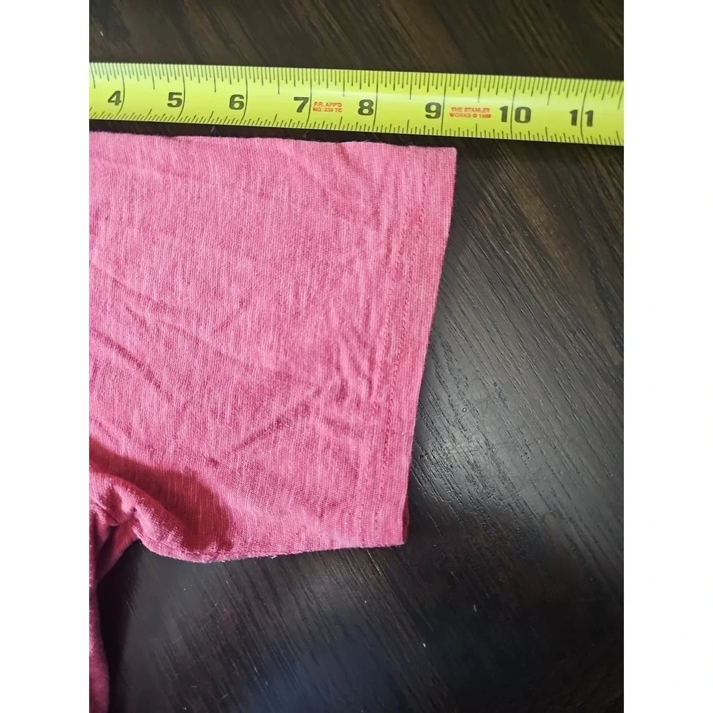 L.L. Bean Size S Wrap Rose Crimson Pink Flare‎ Dress Women's Stylish Modern